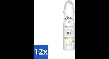 12 x Dove Deodorant Spray - Invisible Care - 150 ml - Deodorant - Aluminiumvrije Deodorant - Dove Deodorant - Deodorant Spray - Langdurige Bescherming
