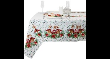 Kerst Tafelkleed Filip Kerstdieren 140x200cm