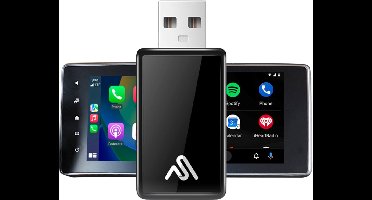 AutoSky Draadloze Carplay Dongle - Geschikt voor draadloze Apple CarPlay & Android Auto - USB-A - Voor Auto's vanaf 2016 - Bedrade Carplay draadloos maken