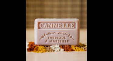 4x Savon de marseille Kaneel - biologische zeep - franse zepen - blokken zeep