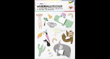 Honingraat balstickers dierenprint