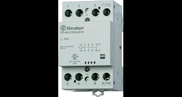 Finder 22.44.0.230.4310 Contactor 4x NO 230 V/DC, 230 V/AC 40 A 1 stuk(s)
