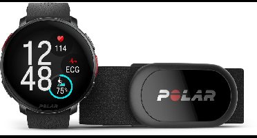 Polar VANTAGE V3 Sport Smartwatch met GPS + Polar H10 hartslagmeter - Zwart/grijs