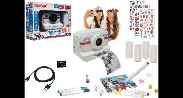 Starcam® afdruk, instantprintercamera met 1,3M sensor, SD-kaart en fotopersonalisatieset