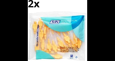 TePe Ragers EXTRA SOFT - Lichtoranje - 2 x 25 stuks - Voordeelverpakking