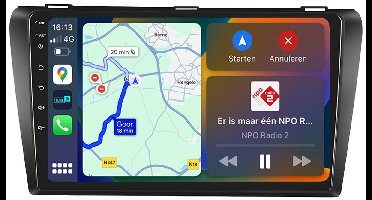 BG4U - Android Navigatie Radio geschikt voor Mazda 3 2004-2009 met Apple Carplay en Android Auto