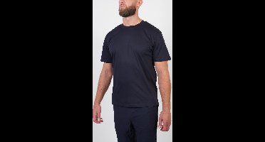 BASKO T-SHIRT - SLIM FIT - MARINEBLAUW - MAAT S