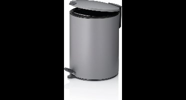 Pedaal Afvalemmer, 5 L, Licht Grijs - Kela | Mats