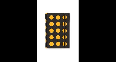 Vacavaliente - Notitieboek A5 Multi Dots - Gerecycled Leer - Geel