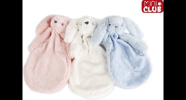 Mini Club knuffeldoekje konijn 27cm Jongens Blauw 660387