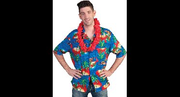 Hawaii & Carribean & Tropisch Kostuum | Tropisch Hawaii Hemd | Maat 52-54 | Carnaval kostuum | Verkleedkleding
