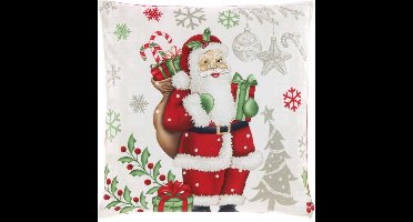 Unique Living - Kussen Jilly 45x45cm Santa And Gifts