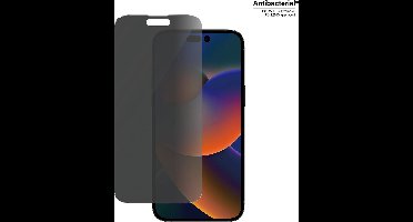 PanzerGlass Screenprotector geschikt voor Apple iPhone 14 Pro Max Glazen | PanzerGlass Classic Fit Screenprotector Privacy - Case Friendly
