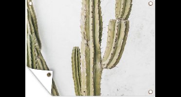 GreatGardenPosters - Tuindoek - Zomer - Cactus - Planten - Tropisch - Tuin - 160x120 cm - Tuinposter - Tuinschilderij - Muurdecoratie - Wanddecoratie