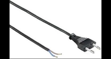 VB Extend - Eurosnoer 2x0.75 - 3 meter - Zwart