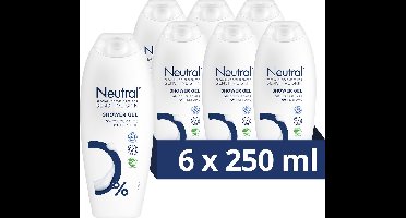 Neutral Sensitive Skin Douchegel - 6 x 250 ml - Voordeelverpakking