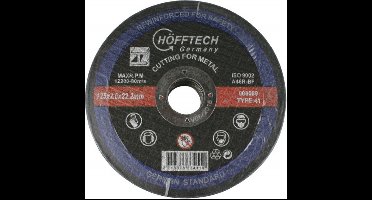 Doorslijpschijf - Metaal - Diameter 125 - Dikte 2.0 mm - Asgat 22,2 mm - Voordeel Set 5 Stuks