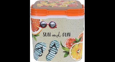 Koelbox - Sun and fun -29 liter - Koelbox met zomerse print