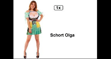 Schort Olga one size Bier feest oktoberfest carnaval apres ski party kostuum grappig en fout