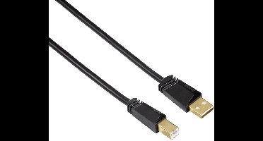 Hama 00125205 USB-kabel USB 2.0 3 m USB A USB B Zwart