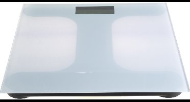 Deluxa Weegschaal - Personenweegschaal - Inclusief batterijen - Wit - Met Temperatuurmeter