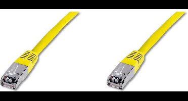 Digitus CAT 6, S-FTP, AWG 26/7, 1 m netwerkkabel Cat6 S/FTP (S-STP) Geel