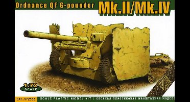 Ace | 72563 | Ordnance QF 6-pounder Mk.II/Mk.IV | 1:72