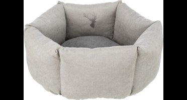 Trixie hondenmand leni rond zand / grijs 50x50x20 cm