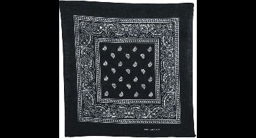 *** Boerenzakdoek Zwart - Classic Zakdoek – Bandana Zwart - Sport&Spel - van Heble® ***