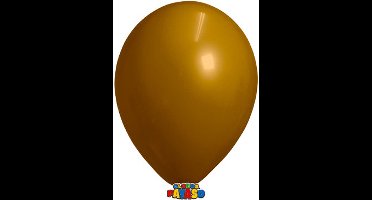 Zakje Met 15 koper kleurige Ballonnen - 30cm Doorsnee - Biologisch Afbreekbaar