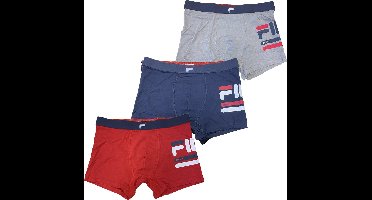 FILA - boxershort heren - 3 stuks - model 5 - maat L - onderbroeken heren - Cadeau