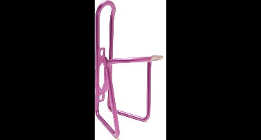 Falkx Paarse aluminium bidonhouder - lichtgewicht en duurzaam - zonder bouten - geschikt voor 500ml/750ml bidons