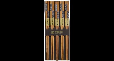 Tokyo Design Studio - Eetstokjes - Chopsticks Set - Zwart/Wit