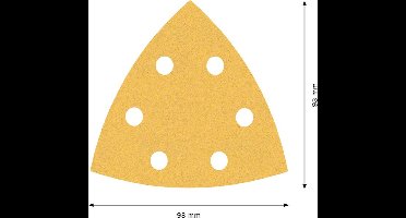 Bosch 50x Expert C470 schuurpapier voor deltaschuurmachine 93 mm ...