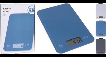 Excellent Houseware keukenweegschaal Grijs glas