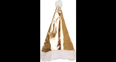PartyXplosion Kerstmuts - Gouden muts