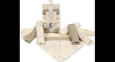 12 Pack Wasdoekjes 22 x 22 Cm Superior Quality Unisex Wit/grijs GP-25-1205