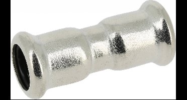 Bonfix Press - RVS 316 - perskoppeling - Rechte koppeling - 28 x 28 mm - 2 x Press - KIWA - DVGW - WRAS keur