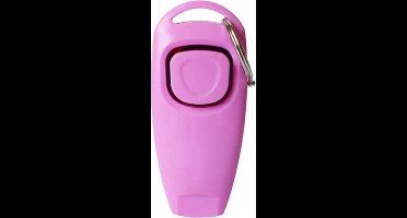 *** 2-in-1 Hondentrainer Luxe Clicker & Fluit - Roze - Trainen van Honden, Puppy's en Katten - Ideaal voor Huisdieren Training - van Heble® ***
