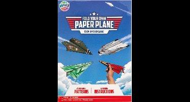 Creative Craft Group Papieren vliegtuigjes vouwen - 24 vellen - 4+ jaar