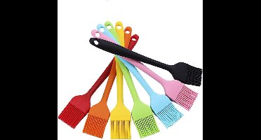 New Age Devi - Mini Bakkwast - Voedselkwast - Kwast - Siliconen - Lichtroze voor perfecte keukenresultaten!