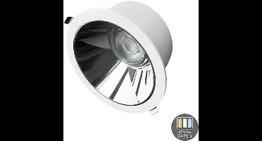 LED DOWNLIGHT | KERBER | CCT-SWITCH | Ø160MM | 16W | WIT