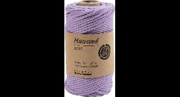 Creativ Company Macramé Koord 4 mm 55 m Paars