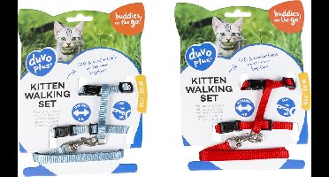 Duvo+ Kitten Wandelset Uni 15-25cm / 8mm-125cm