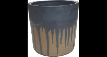 Mica Decorations Bloempot geel H27 x D27cm