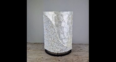 Tafellamp-design-schelpen-Ovaal - B31xD18xH40cm-zandkleur-sfeerlicht