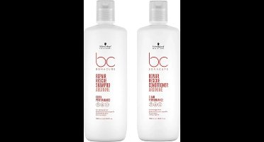 Schwarzkopf BC Repair Rescue Shampoo & Conditioner - 2x1000ml