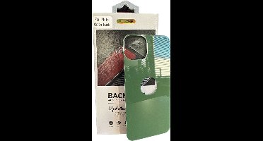 Armid Fiber Achter glas beschermer Geschikt voor: Apple iPhone 13 (Green) Achterkant Temper Glass Protector - Back Screen Protector