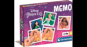 Clementoni - Memory voor kinderen - Disney Prinsessen - 48 Kaarten - Memory spel - Educatief Speelgoed - Vanaf 4 jaar