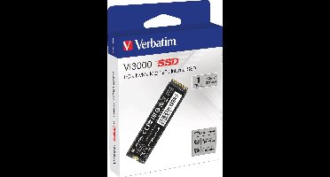 Verbatim Vi3000 1 TB NVMe/PCIe M.2 SSD 2280 harde schijf PCIe NVMe 3.0 x4 Retail 49375